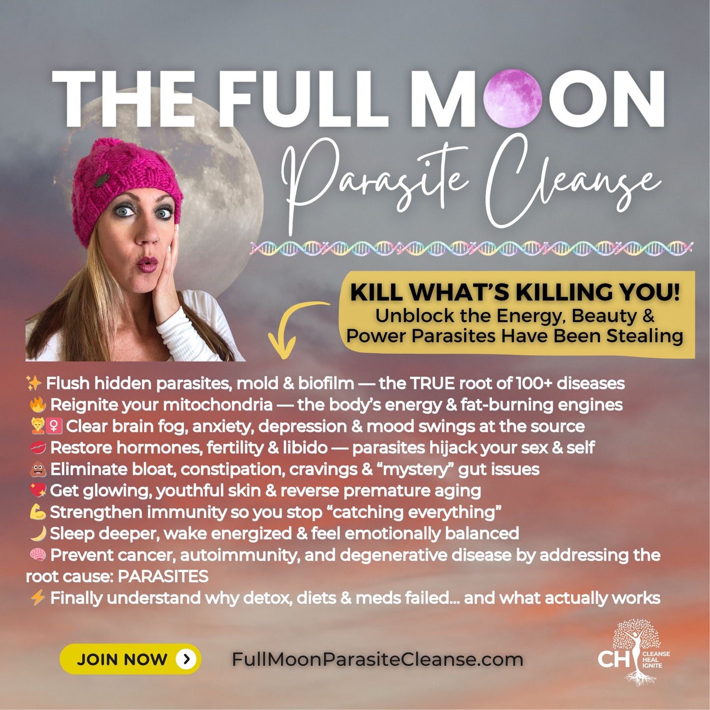 Parasite Cleanse Course + Liver Cleanse & Parasite Supplement Kit + VIP Tribe Subscription
