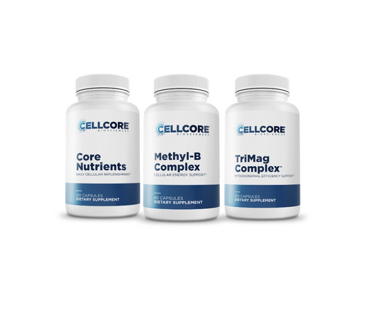 TriMag + Methyl B + Core Nutrients 120 ct Bundle
